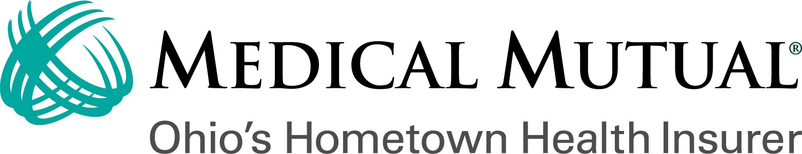 4ba61863-8d23-4d0e-bad1-880d4fe382a5 | Portage Path Behavioral Health Medical mutual logo with teal abstract globe and the tagline 'ohio's hometown health insurer'.